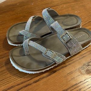 MADDEN GIRL Brycee-R Rhinestone Sandal